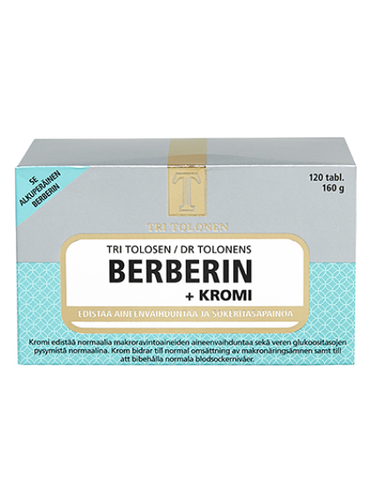 Berberin + Kromi 120 tabl