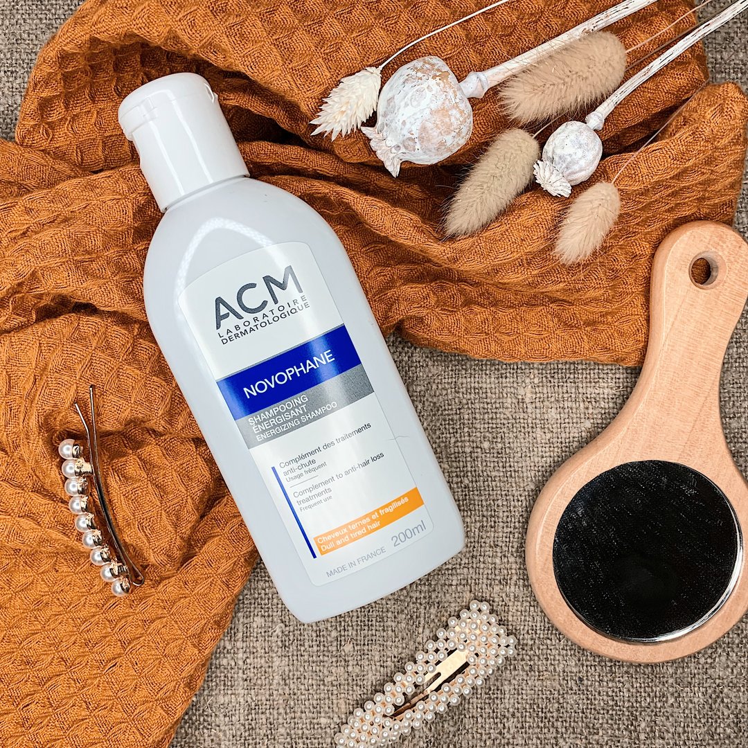 ACM Novophane Energizing shampoo hiustenlähtöön, 200 ml
