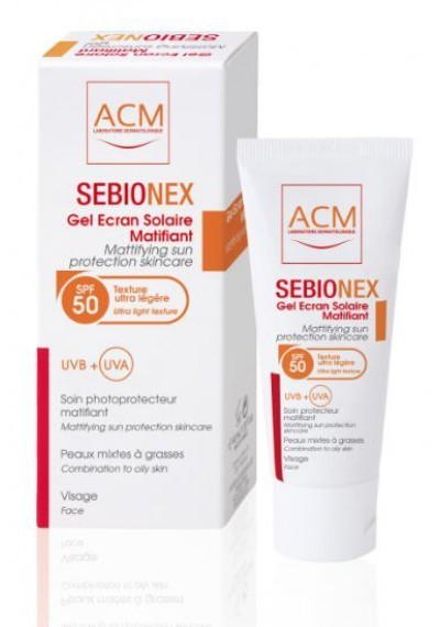 ACM Sebionex auringonsuojageeli ongelmaiholle SPF50+, 40 ml
