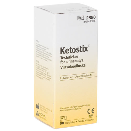 Ketostix reagenssiliuskat ketoaineille 50 kpl