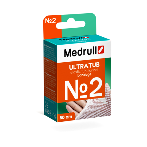 Medrull Ultratub flexibel tubular bandage N2 2cmx50cm 1 pcs