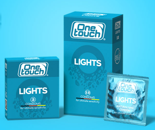 One Touch Lights kondomit 12 kpl