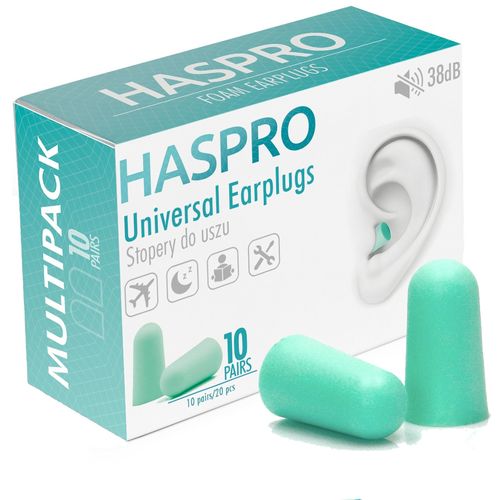 Haspro UNIVERSAL earplugs miny 10 pair