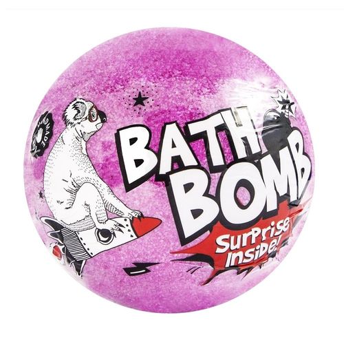 Laq Bath bomb with surprise - pink 120 g