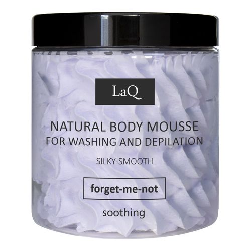 LaQ Pesu- ja epilointivaahto Natural Body Mousse Forget-Me-Not 100 g