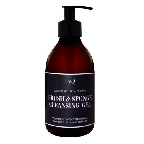Laq Brush  and  Sponge Cleansing gel 300 ml
