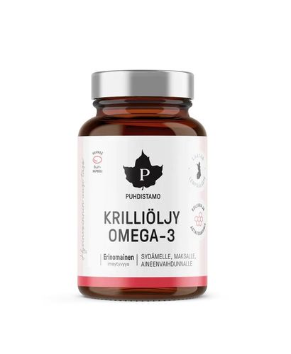 Puhdistamo Krilliöljy Krill Oil Super Omega-3 60 kaps